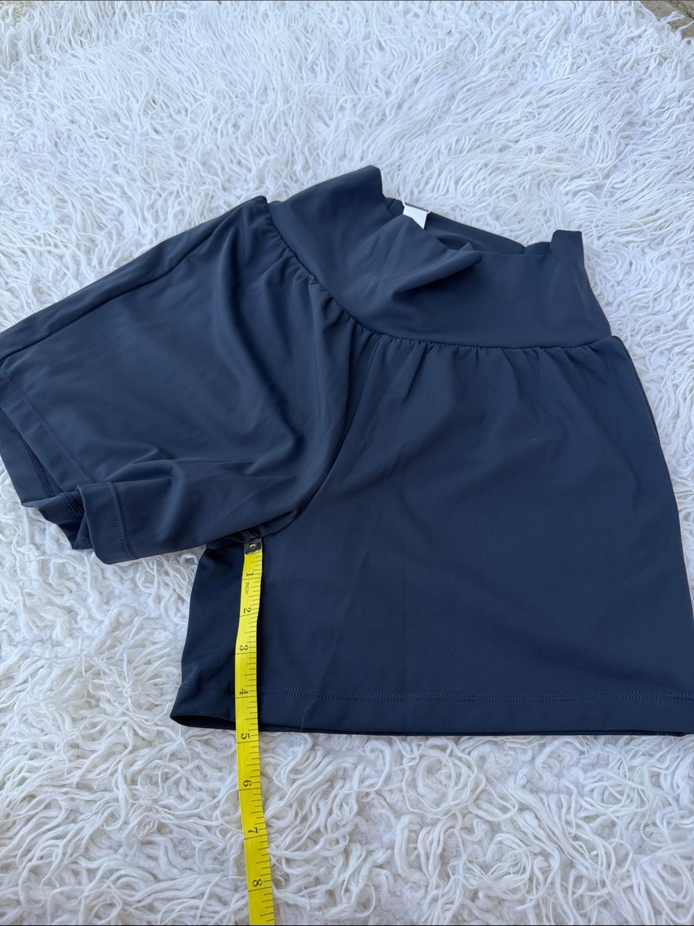HALARA Navy Athletic Skirt-Shorts Set with High Waist - Picture 8 of 9